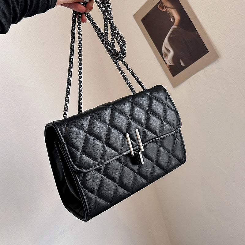 Women's Diamond-Pattern Embroidered Chain Elegant Shoulder Bag wholesale product image