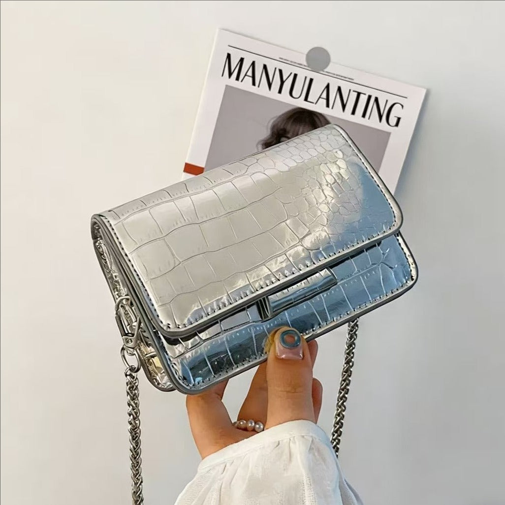 Diamond-Pattern Small-Square Chain Shoulder & Crossbody Bag wholesale product image