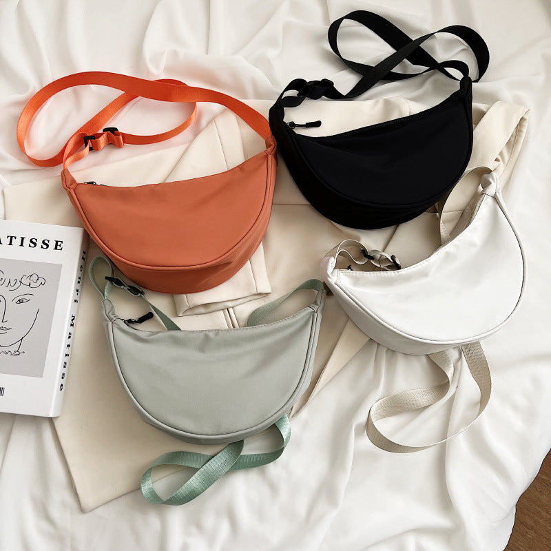 Nylon Canvas Dumpling Shoulder & Crossbody Bag wholesale product image
