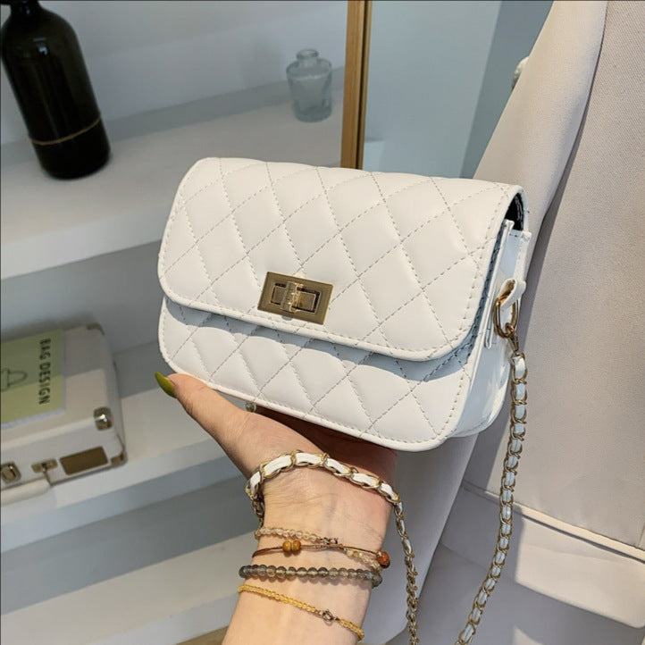 Women's Diamond-Pattern Small-Square Chain Shoulder & Crossbody Bag wholesale product image