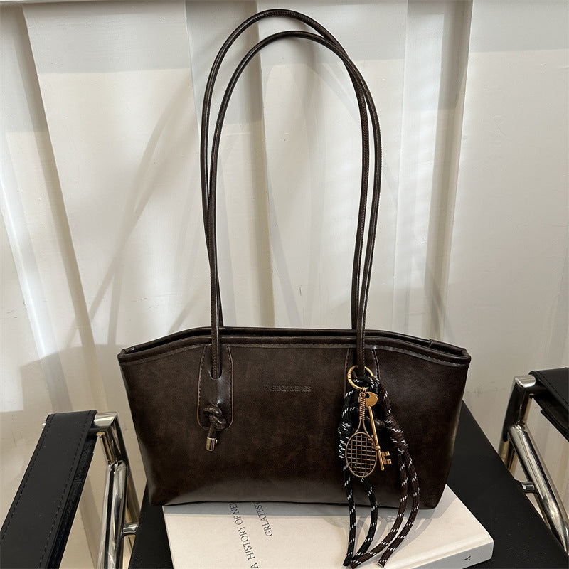 Large-Capacity Commuter Retro Shoulder Tote Bag wholesale product image
