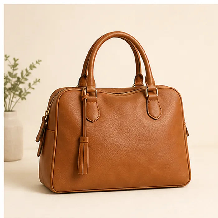 Quilted Chain Tote Bag illustrative product image
