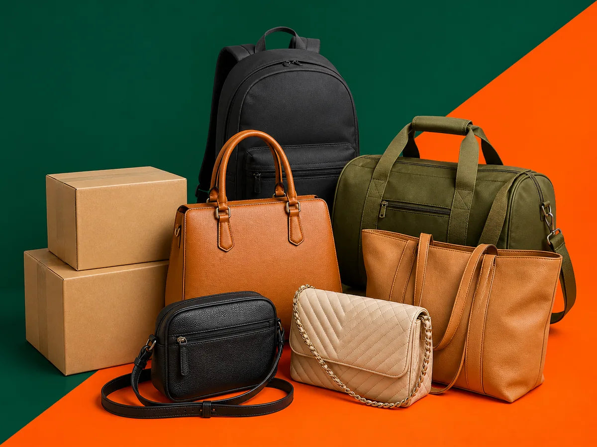 Assorted wholesale bags supplied by BagMetra for Ghana retailers